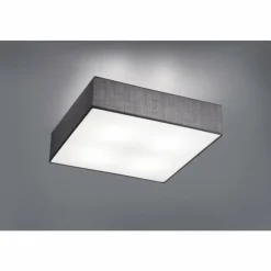 Lampes En Tissu-Luminaires Trio Plafonnier Trio Embassy Nickel mat, 4 lumières
