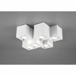 Luminaires Trio Plafonnier Trio Fernando Blanc, 6 lumières* Plafonniers