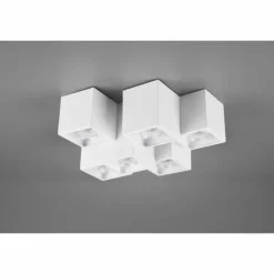 Luminaires Trio Plafonnier Trio Fernando Blanc, 6 lumières* Plafonniers