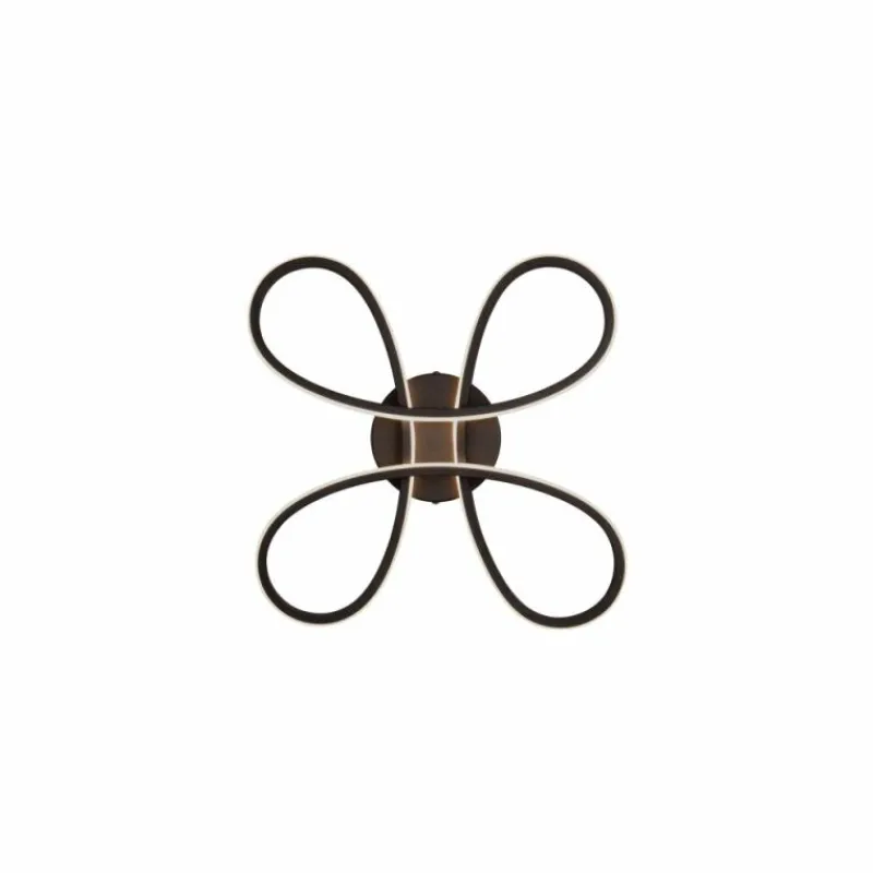 Luminaires Trio Plafonnier Trio FLY LED Noir, 1 lumière* Éclairage Led