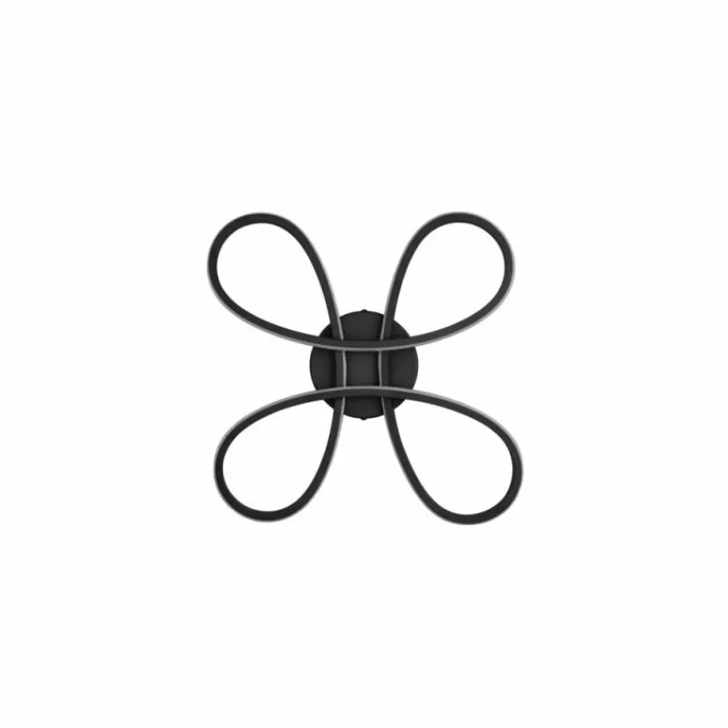 Luminaires Trio Plafonnier Trio FLY LED Noir, 1 lumière* Éclairage Led