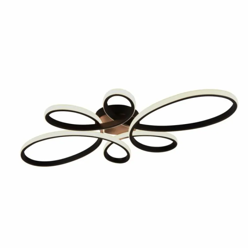 Luminaires Trio Plafonnier Trio FLY LED Noir, 1 lumière* Éclairage Led