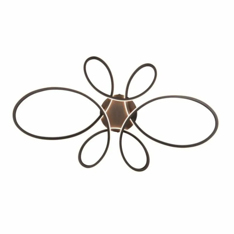 Luminaires Trio Plafonnier Trio FLY LED Noir, 1 lumière* Éclairage Led