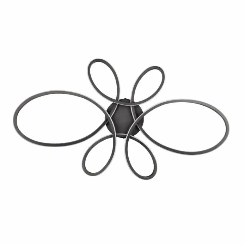 Luminaires Trio Plafonnier Trio FLY LED Noir, 1 lumière* Éclairage Led