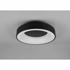 Luminaires Trio Plafonnier Trio Girona LED Noir, 1 lumière* Éclairage Led