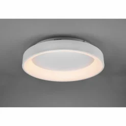 Luminaires Trio Plafonnier Trio Girona LED Blanc, 1 lumière, Télécommandes* Éclairage Led