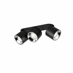 Luminaires Trio Plafonnier Trio GUAYANA Noir, 3 lumières* Spots Et Projecteurs