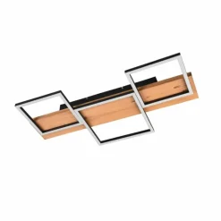 Lampes En Bois-Luminaires Trio Plafonnier Trio Harper LED Écru, Noir, Blanc, 1 lumière