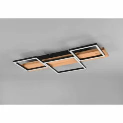 Lampes En Bois-Luminaires Trio Plafonnier Trio Harper LED Écru, Noir, Blanc, 1 lumière