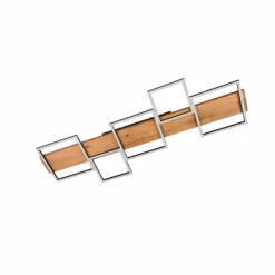 Lampes En Bois-Luminaires Trio Plafonnier Trio Harper LED Écru, Noir, Blanc, 1 lumière