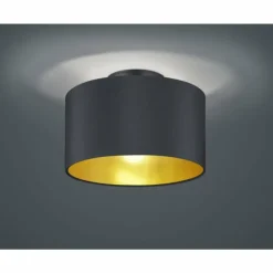 Luminaires Scandinaves-Luminaires Trio Plafonnier Trio HOSTEL Noir, 2 lumières