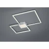 Luminaires Trio Plafonnier Trio HYDRA LED Nickel mat, 1 lumière* Éclairage Led