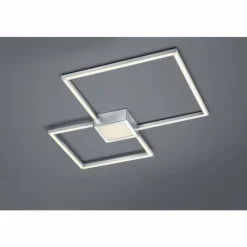 Luminaires Trio Plafonnier Trio HYDRA LED Nickel mat, 1 lumière* Éclairage Led