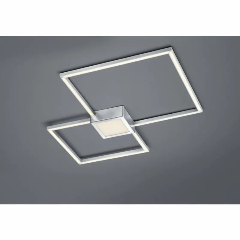 Luminaires Trio Plafonnier Trio HYDRA LED Nickel mat, 1 lumière* Éclairage Led