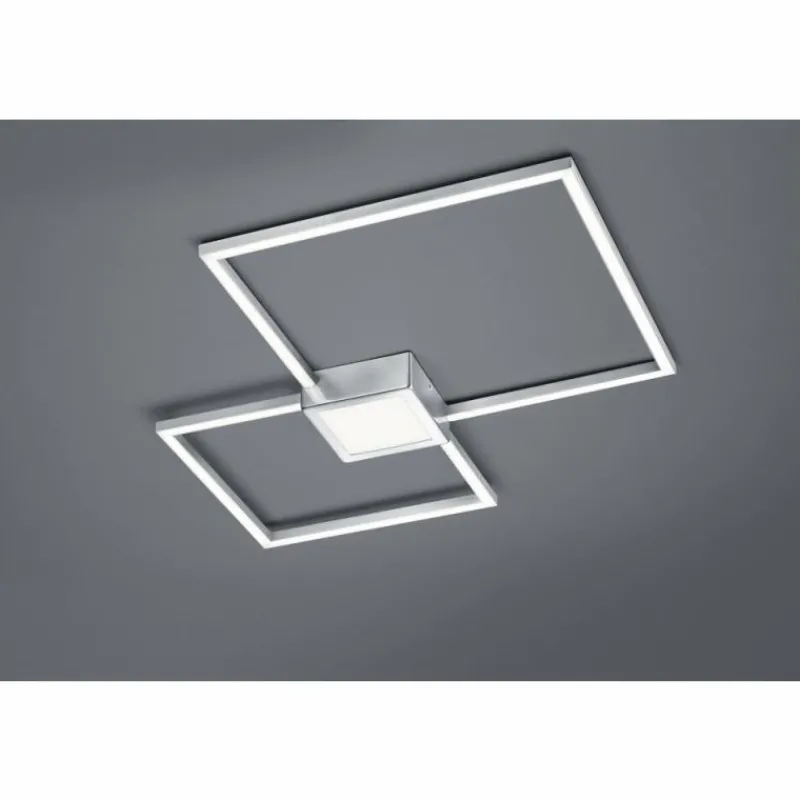 Luminaires Trio Plafonnier Trio HYDRA LED Nickel mat, 1 lumière* Éclairage Led