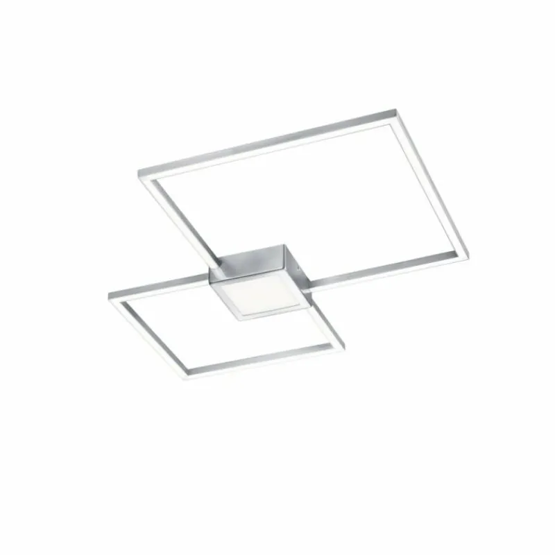Luminaires Trio Plafonnier Trio HYDRA LED Nickel mat, 1 lumière* Éclairage Led