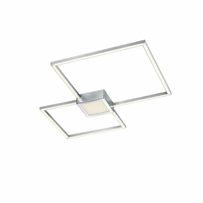 Luminaires Trio Plafonnier Trio HYDRA LED Nickel mat, 1 lumière* Éclairage Led