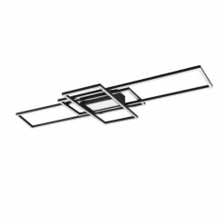 Luminaires Trio Plafonnier Trio Irvine LED Anthracite, 1 lumière, Télécommandes* Éclairage Led