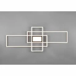 Luminaires Trio Plafonnier Trio Irvine LED Laiton, Noir, 1 lumière, Télécommandes* Éclairage Led