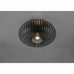 Lampes Vintages & Rétros-Luminaires Trio Plafonnier Trio Johann Noir, 1 lumière