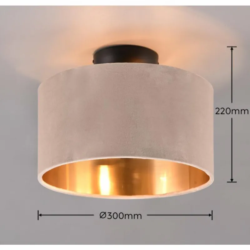 Luminaires Trio Plafonnier Trio JULIETA Noir, 2 lumières* Plafonniers