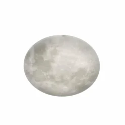 Luminaires Rustiques-Luminaires Trio Plafonnier Trio Leuchten LUNAR LED Blanc, 1 lumière, Télécommandes