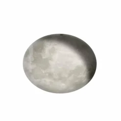 Luminaires Rustiques-Luminaires Trio Plafonnier Trio Leuchten LUNAR LED Blanc, 1 lumière, Télécommandes