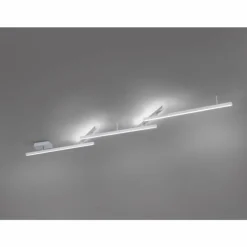 Luminaires Trio Plafonnier Trio Leuchten WiZ MELBY LED Nickel mat, 1 lumière, Télécommandes, Changeur de couleurs