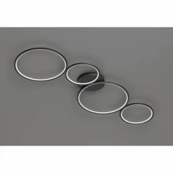 Luminaires Trio Plafonnier Trio Leuchten RONDO LED Noir, 1 lumière* Éclairage Led