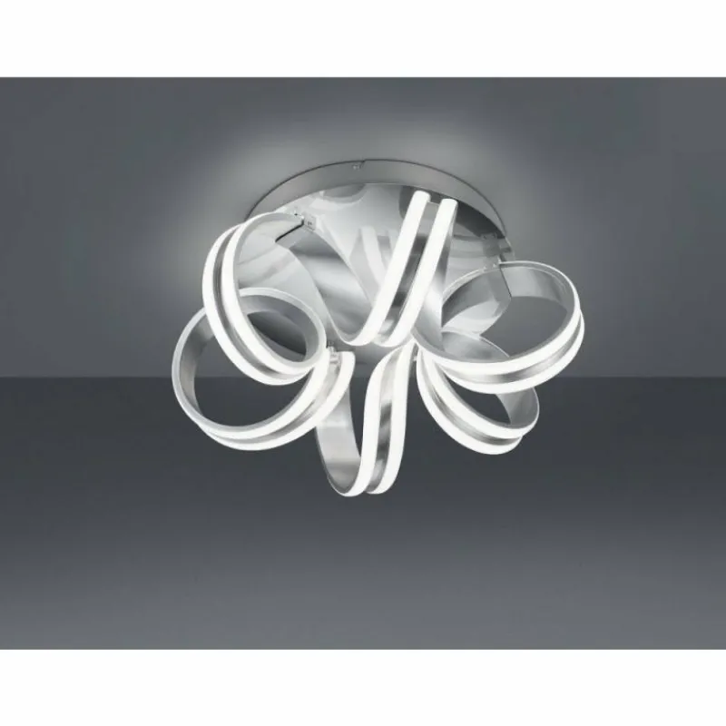 Luminaires Trio Plafonnier Trio Leuchten CARRERA LED Aluminium, 1 lumière* Éclairage Led