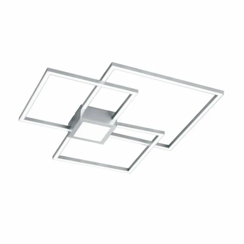 Luminaires Trio Plafonnier Trio Leuchten HYDRA LED Nickel mat, 1 lumière* Éclairage Led