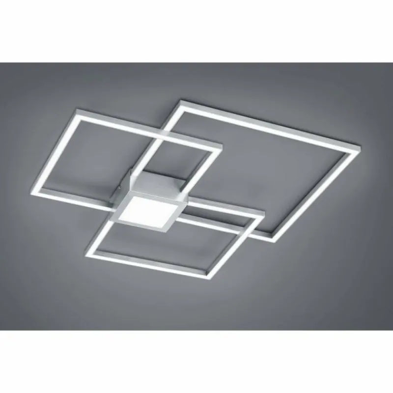 Luminaires Trio Plafonnier Trio Leuchten HYDRA LED Nickel mat, 1 lumière* Éclairage Led