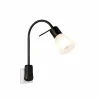 Luminaires Trio Plafonnier Trio LEVISTO LED Noir, 1 lumière