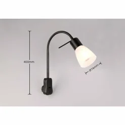 Luminaires Trio Plafonnier Trio LEVISTO LED Noir, 1 lumière