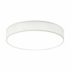 Lampes En Tissu-Luminaires Trio Plafonnier Trio LUGANO LED Blanc, 1 lumière