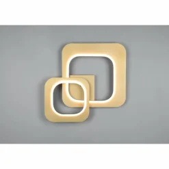 Lampes Dorées-Luminaires Trio Plafonnier Trio Lugo LED Noir doré, 1 lumière