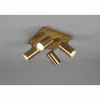 Luminaires Trio Plafonnier Trio Marley Vieux laiton, 4 lumières* Spots Et Projecteurs