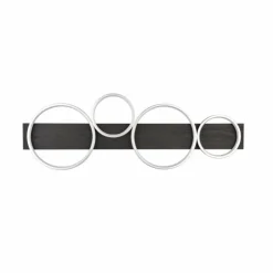 Lampes En Bois-Luminaires Trio Plafonnier Trio Medera LED Noir, Titane, 1 lumière