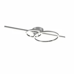 Luminaires Trio Plafonnier Trio MONTILLA LED Chrome, 1 lumière, Télécommandes* Éclairage Led