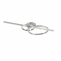 Luminaires Trio Plafonnier Trio MONTILLA LED Chrome, 1 lumière, Télécommandes* Éclairage Led