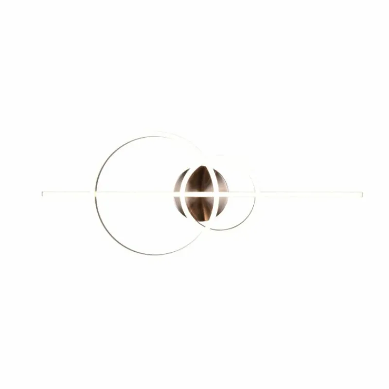 Luminaires Trio Plafonnier Trio MONTILLA LED Nickel mat, 1 lumière, Télécommandes* Éclairage Led