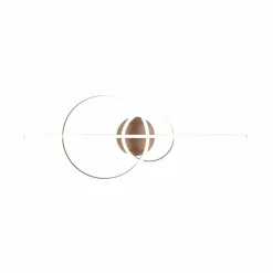 Luminaires Trio Plafonnier Trio MONTILLA LED Brun, 1 lumière, Télécommandes* Éclairage Led