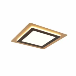 Lampes Dorées-Luminaires Trio Plafonnier Trio MORGAN LED Or, Noir, 1 lumière, Télécommandes