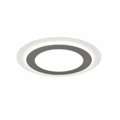 Luminaires Trio Plafonnier Trio MORGAN LED Nickel mat, 1 lumière, Télécommandes* Éclairage Led