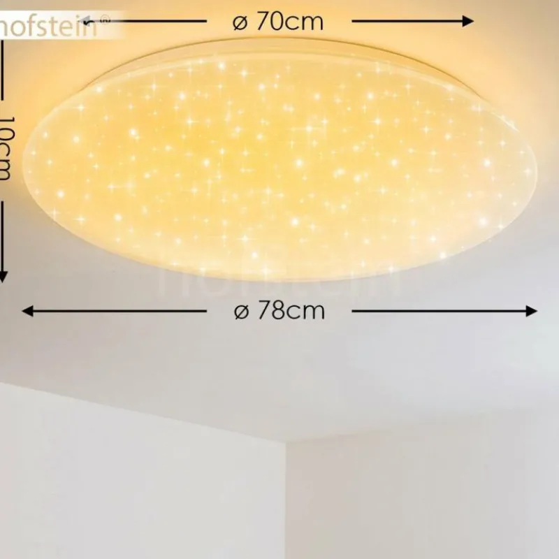 Luminaires Trio Plafonnier Trio NAGANO LED Blanc, 1 lumière, Télécommandes, Changeur de couleurs* Éclairage Led