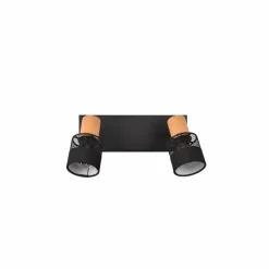 Luminaires Trio Plafonnier Trio NANDINI Noir, 2 lumières* Spots Et Projecteurs