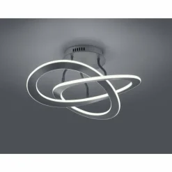 Luminaires Trio Plafonnier Trio OAKLAND LED Anthracite, 1 lumière* Éclairage Led