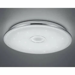 Luminaires Trio Plafonnier Trio OSAKA LED Chrome, 1 lumière, Télécommandes* Éclairage Led