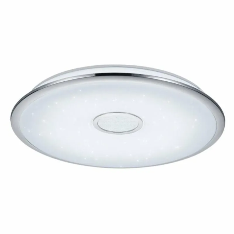 Luminaires Trio Plafonnier Trio OSAKA LED Chrome, 1 lumière, Télécommandes* Éclairage Led