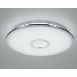 Luminaires Trio Plafonnier Trio OSAKA LED Chrome, 1 lumière, Télécommandes* Éclairage Led